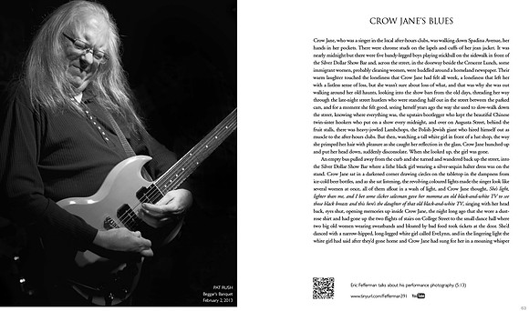 Eric Fefferman Photography Exile Quarterly Grossman's  Tavern Article Barry callaghan Peter Goddard pat rush blues